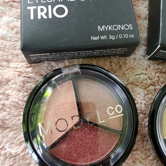 NEW 2 PACK MODEL CO. METALLIC EYESHADOW TRIO - Picture 3 of 7